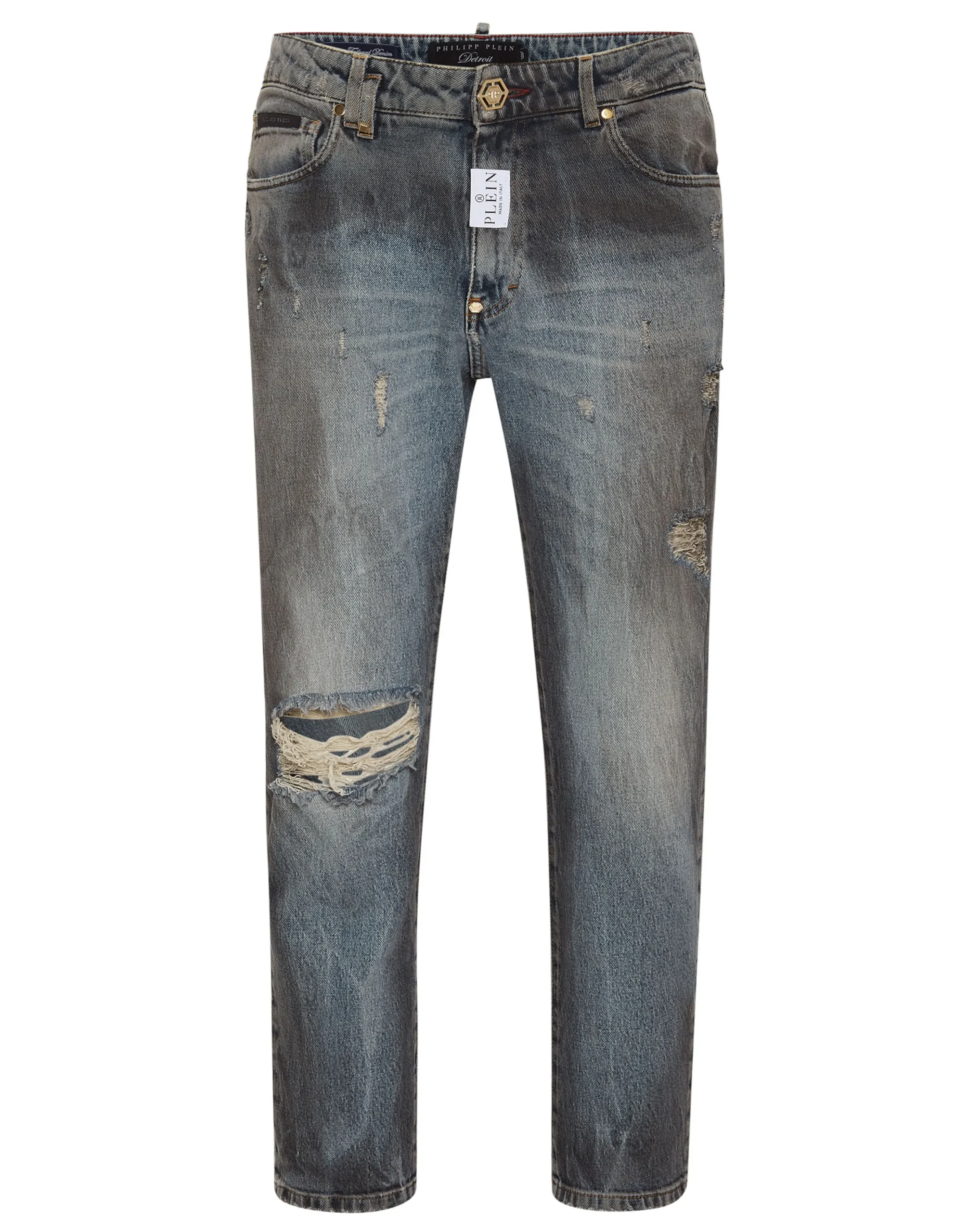 PHILIPP PLEIN Detroit Fit Trousers>Uomo Denim