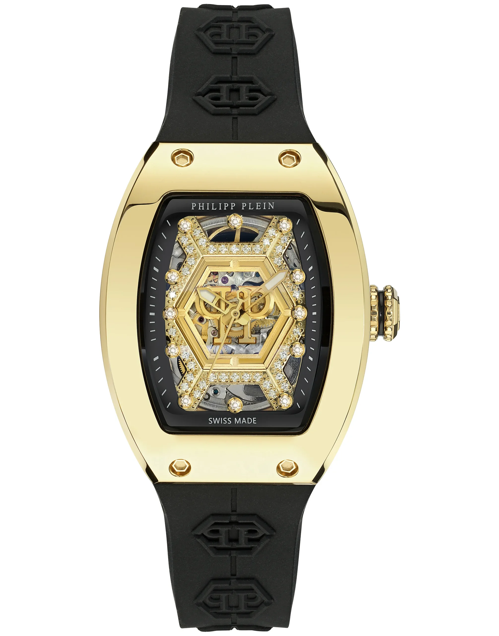 PHILIPP PLEIN DIAMOND CRYPTO QUEEN GODDESS OF TIME WATCH> Flying Tourbillon|Hexagon Project