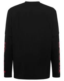 PHILIPP PLEIN Double Sleeve T-Shirt Banner Embroidery>Uomo T-Shirts