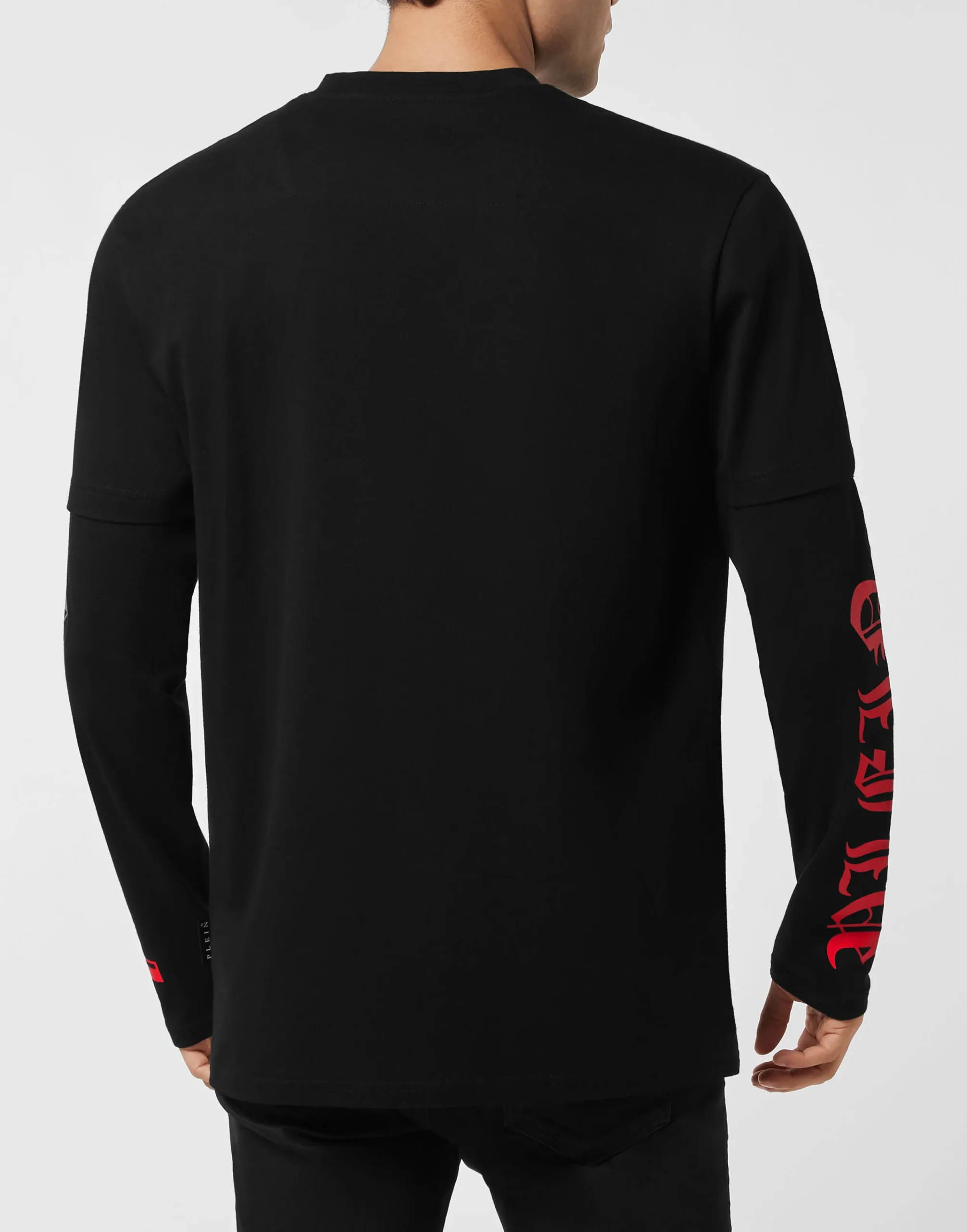 PHILIPP PLEIN Double Sleeve T-Shirt Banner Embroidery>Uomo T-Shirts