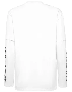 PHILIPP PLEIN Double Sleeve T-Shirt Banner Embroidery>Uomo T-Shirts