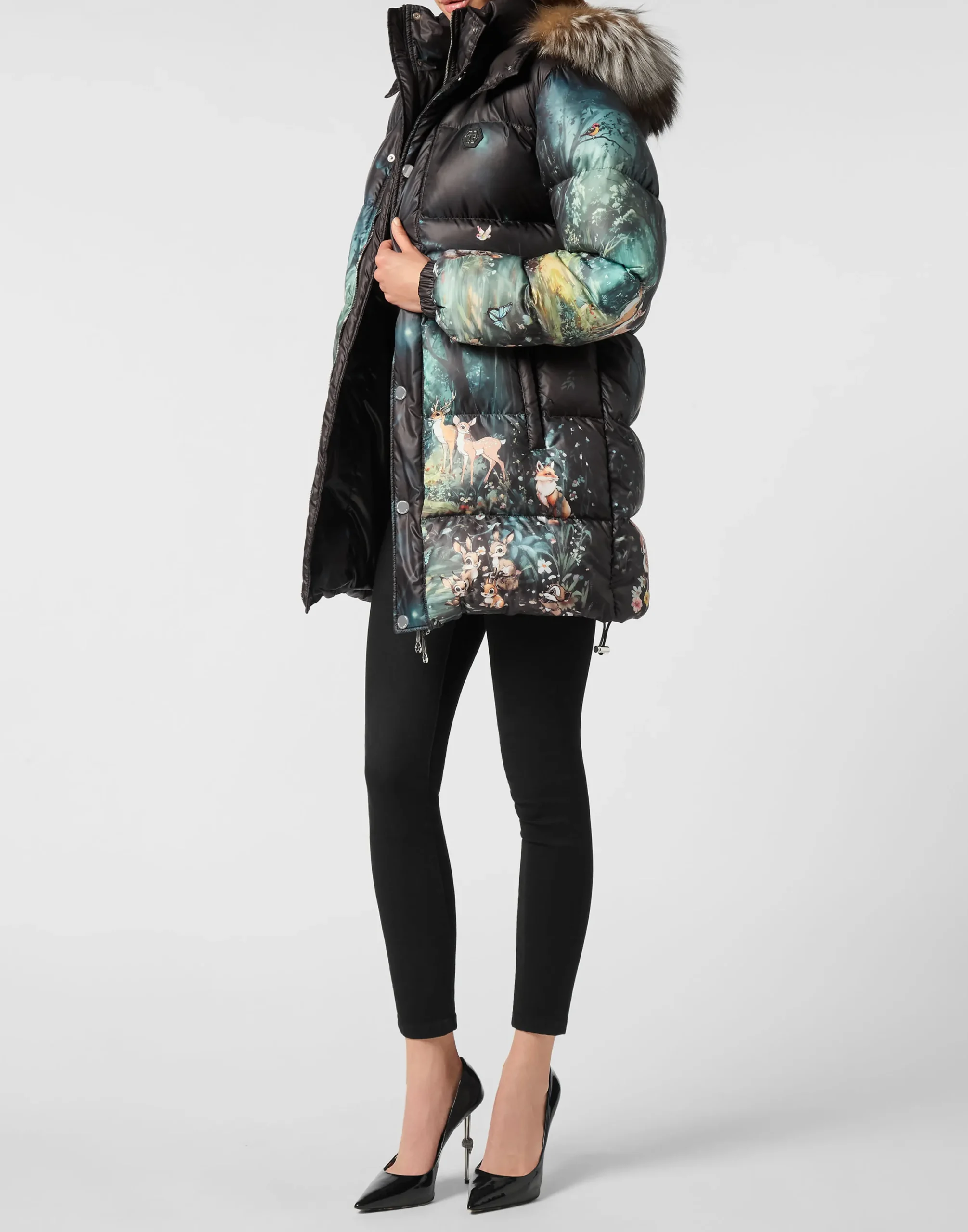 PHILIPP PLEIN Down Puffer Jacket Fairy>Donna Giubbotti