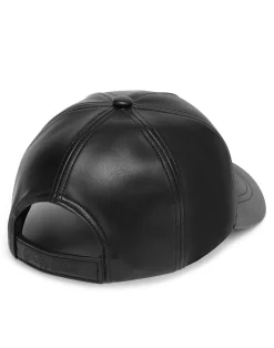 PHILIPP PLEIN Eco Leather Cap Signature><noscript><img data-lazyloaded=