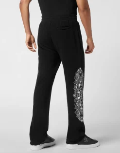 PHILIPP PLEIN Embroidered Jogging Pants Chrome Crest><noscript><img data-lazyloaded=