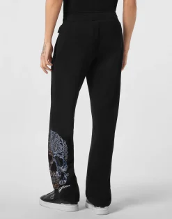 PHILIPP PLEIN Fleece Jogging Pants Degrade' Skull><noscript><img data-lazyloaded=