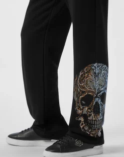 PHILIPP PLEIN Fleece Jogging Pants Degrade' Skull><noscript><img data-lazyloaded=