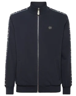 PHILIPP PLEIN Fleece Tracksuit Jacket Plein Tape>Uomo Street Couture