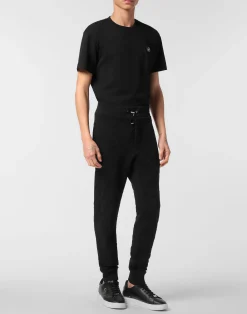 PHILIPP PLEIN Fleece Tracksuit Pants><noscript><img data-lazyloaded=