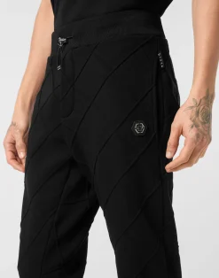 PHILIPP PLEIN Fleece Tracksuit Pants><noscript><img data-lazyloaded=