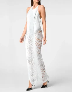 PHILIPP PLEIN Fragnes Long Dress>Donna Abiti E Gonne