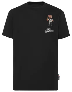 PHILIPP PLEIN Heavy Cotton T-Shirt Teddy Bear>Uomo T-Shirts