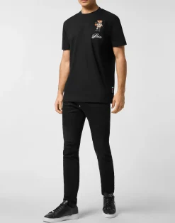 PHILIPP PLEIN Heavy Cotton T-Shirt Teddy Bear><noscript><img data-lazyloaded=