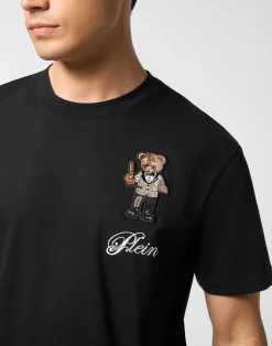 PHILIPP PLEIN Heavy Cotton T-Shirt Teddy Bear><noscript><img data-lazyloaded=