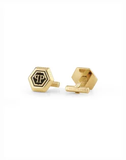 PHILIPP PLEIN HEXAGON-PP Cufflinks>Uomo Cufflinks|Gioielli Per Lui