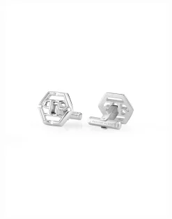PHILIPP PLEIN HEXAGON-PP Cufflinks>Uomo Cufflinks|Gioielli Per Lui