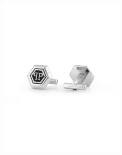 PHILIPP PLEIN HEXAGON-PP Cufflinks>Uomo Cufflinks|Gioielli Per Lui