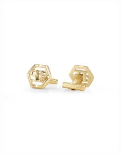 PHILIPP PLEIN HEXAGON-PP Cufflinks><noscript><img data-lazyloaded=