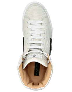 PHILIPP PLEIN HI-TOP SNEAKERS MONEY KICK$ PYTHON Platinum HEXAGON><noscript><img data-lazyloaded=
