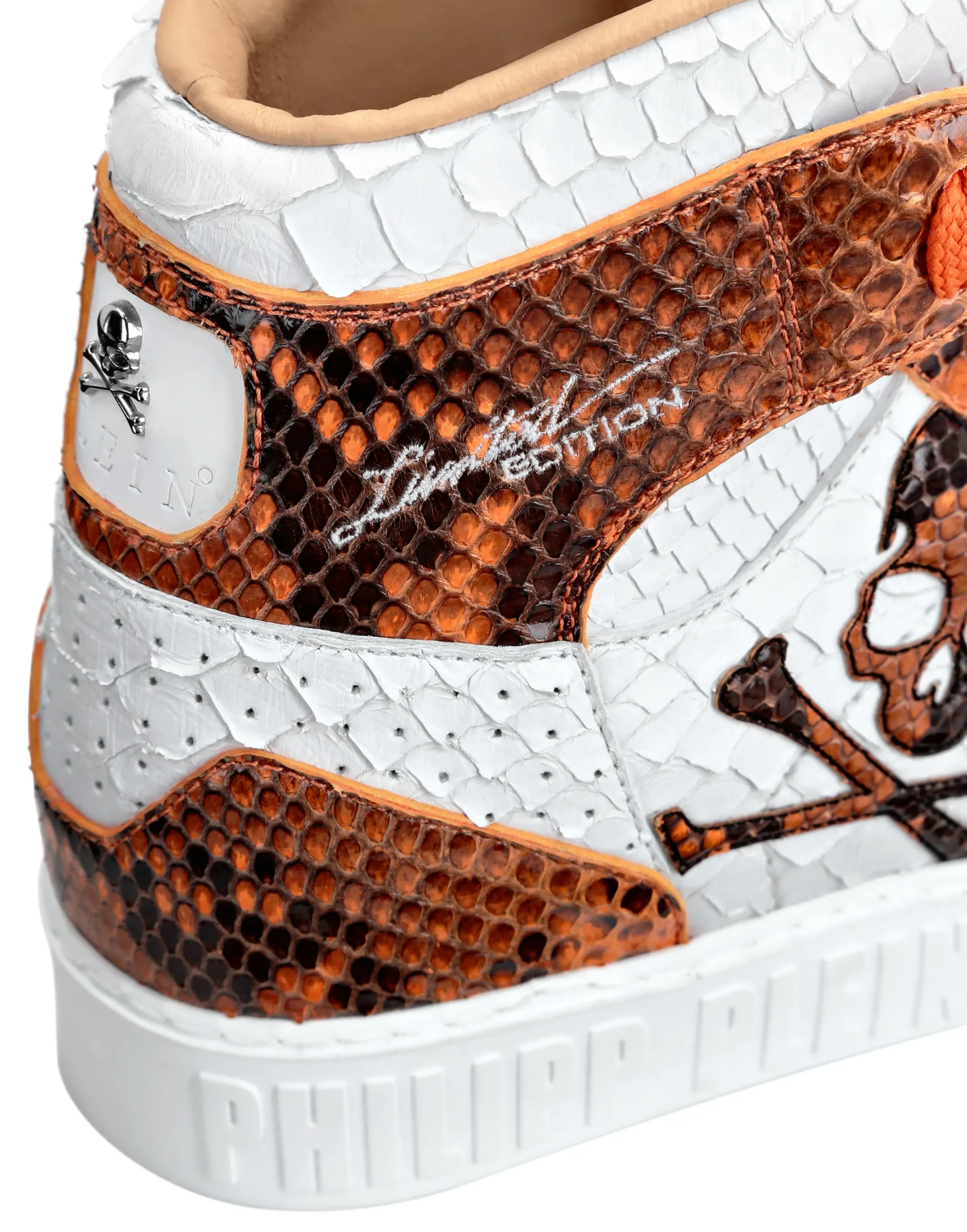PHILIPP PLEIN HI-TOP SNEAKERS NOTORIOUS PYTHON SKULL>Uomo High Top Sneakers