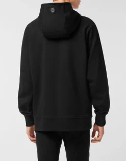 PHILIPP PLEIN Hoodie Basic Strass Signature><noscript><img data-lazyloaded=