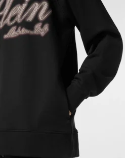 PHILIPP PLEIN Hoodie Basic Strass Signature><noscript><img data-lazyloaded=