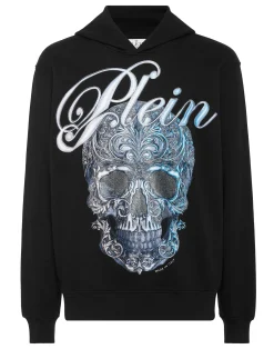 PHILIPP PLEIN Hoodie Gradient Skull>Uomo Street Couture|Pullover / Felpe / Giacche