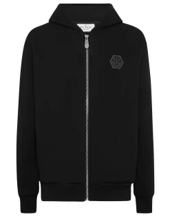 PHILIPP PLEIN Hoodie Sweatjacket LS Iconic Plein>Uomo Street Couture