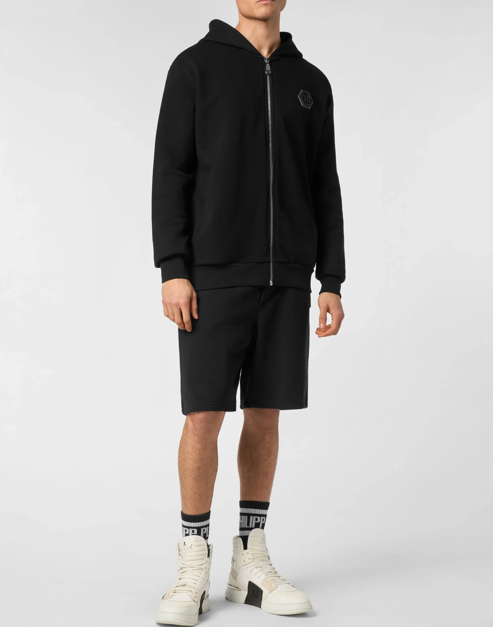 PHILIPP PLEIN Hoodie Sweatjacket LS Iconic Plein>Uomo Street Couture