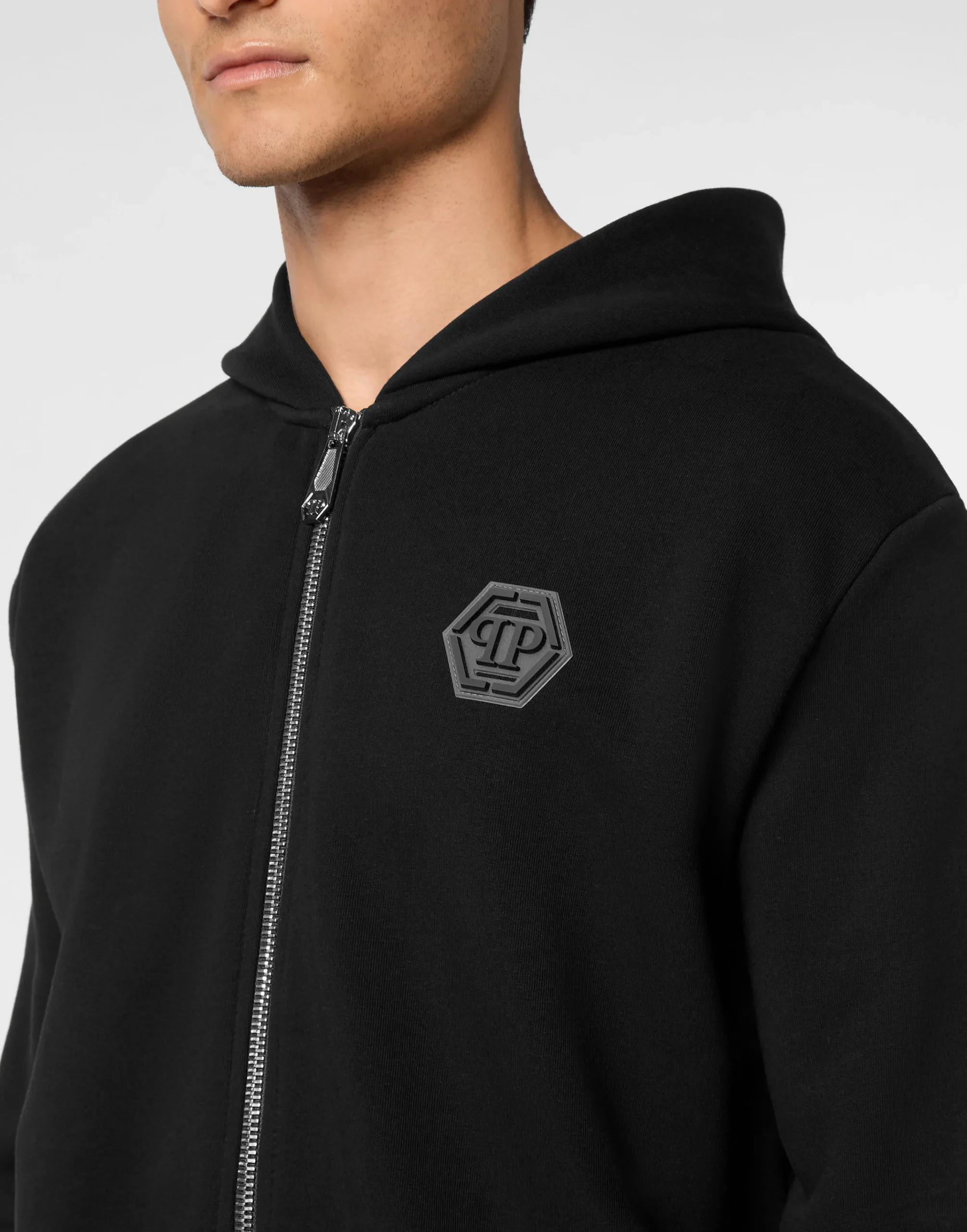 PHILIPP PLEIN Hoodie Sweatjacket LS Iconic Plein>Uomo Street Couture