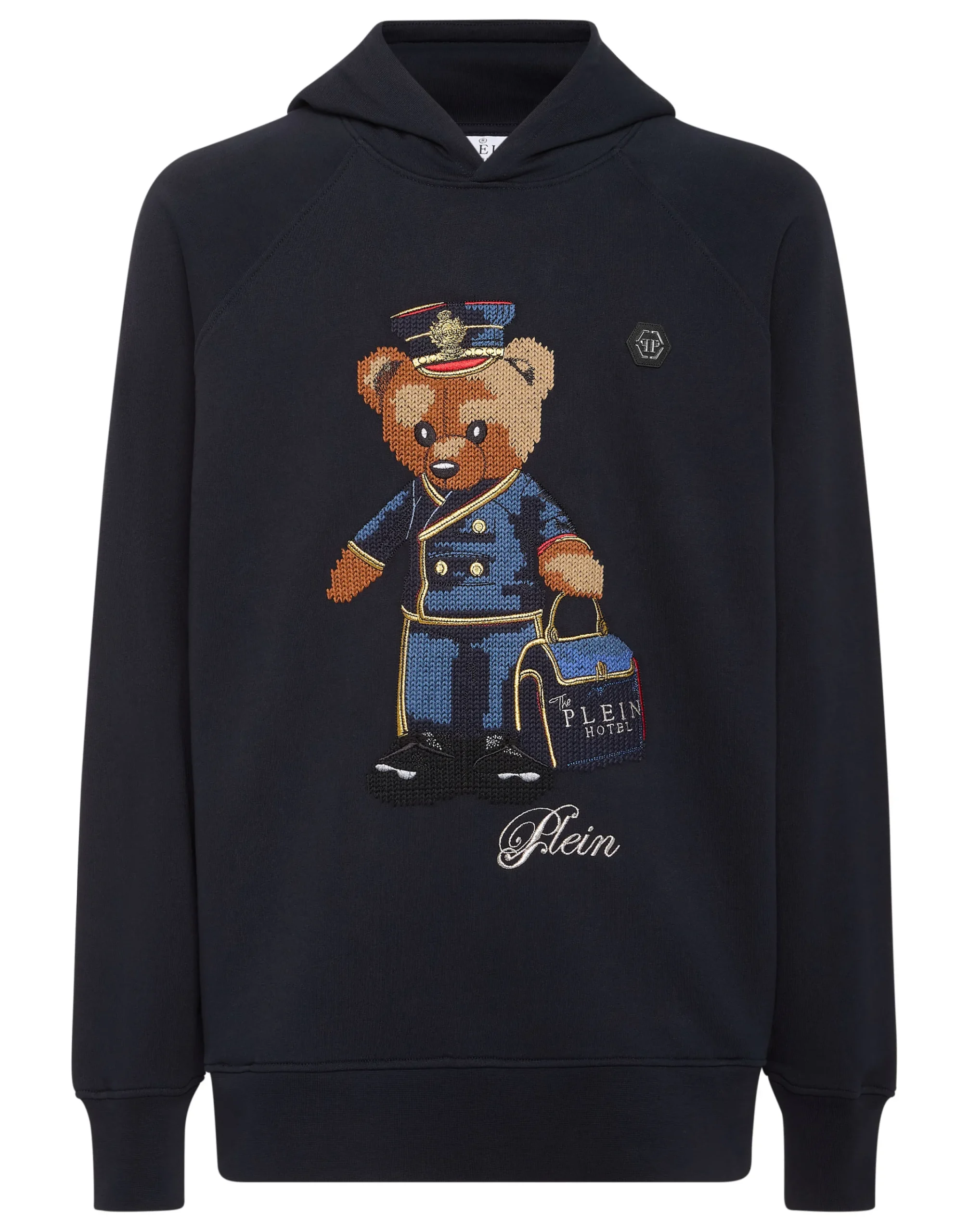PHILIPP PLEIN Hoodie Teddy Doorman>Uomo Street Couture|Pullover / Felpe / Giacche