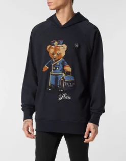PHILIPP PLEIN Hoodie Teddy Doorman>Uomo Street Couture|Pullover / Felpe / Giacche