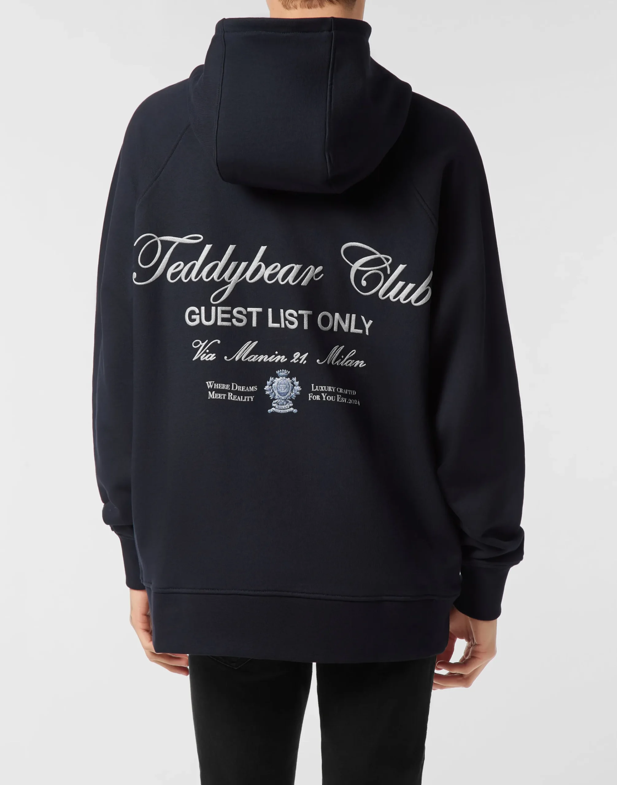 PHILIPP PLEIN Hoodie Teddy Doorman>Uomo Street Couture|Pullover / Felpe / Giacche