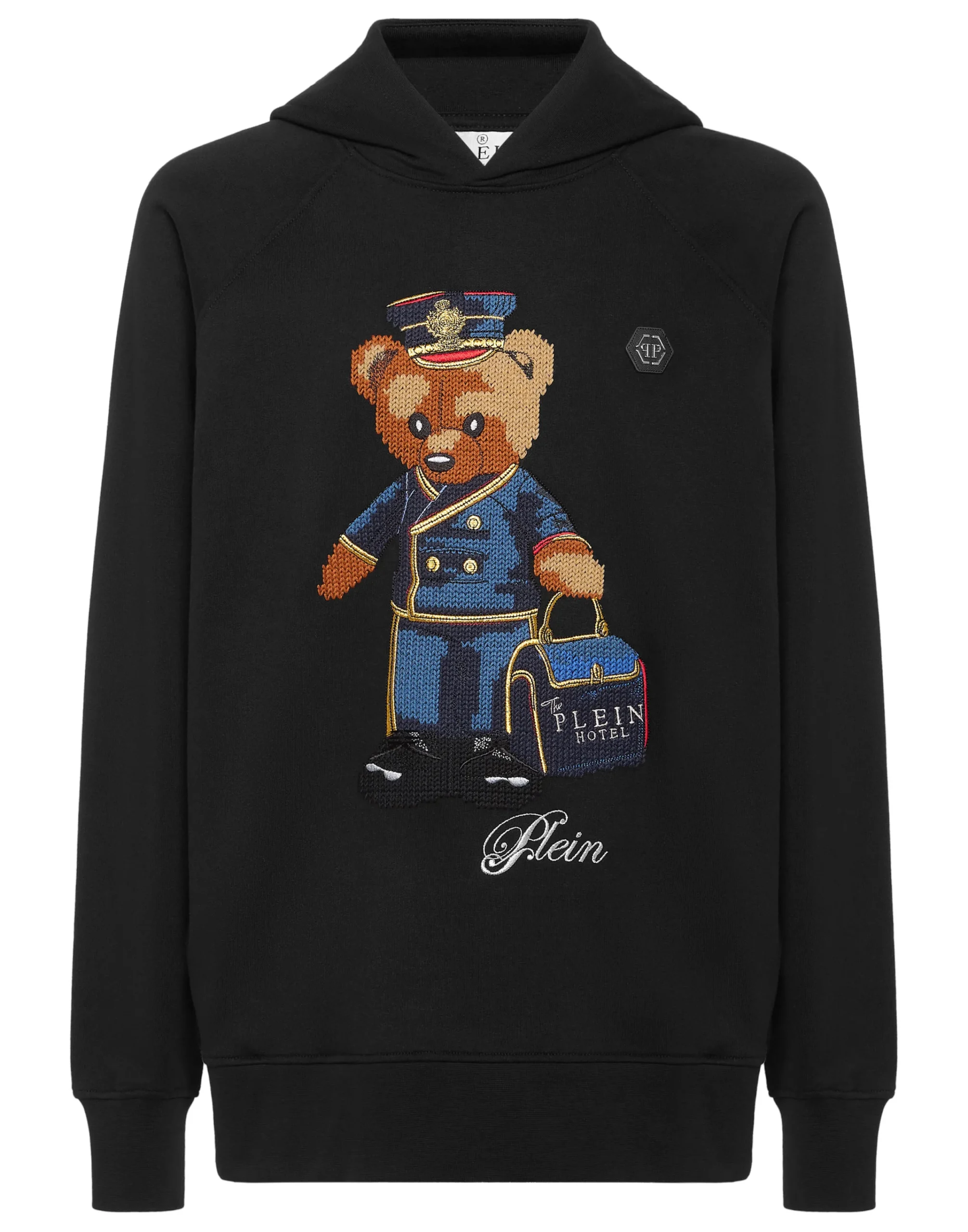 PHILIPP PLEIN Hoodie Teddy Doorman>Uomo Street Couture|Pullover / Felpe / Giacche
