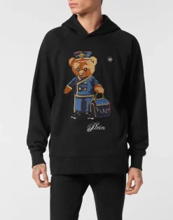 PHILIPP PLEIN Hoodie Teddy Doorman>Uomo Street Couture|Pullover / Felpe / Giacche