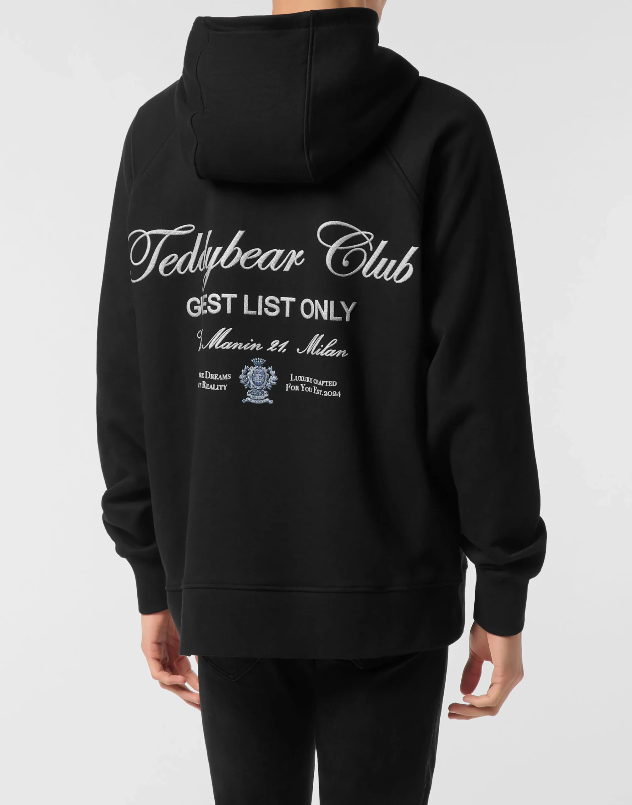 PHILIPP PLEIN Hoodie Teddy Doorman>Uomo Street Couture|Pullover / Felpe / Giacche