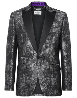 PHILIPP PLEIN Jacquard Blazer Lord fit Gothic Plein with Crystals>Uomo Sartorial