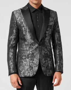 PHILIPP PLEIN Jacquard Blazer Lord fit Gothic Plein with Crystals>Uomo Sartorial