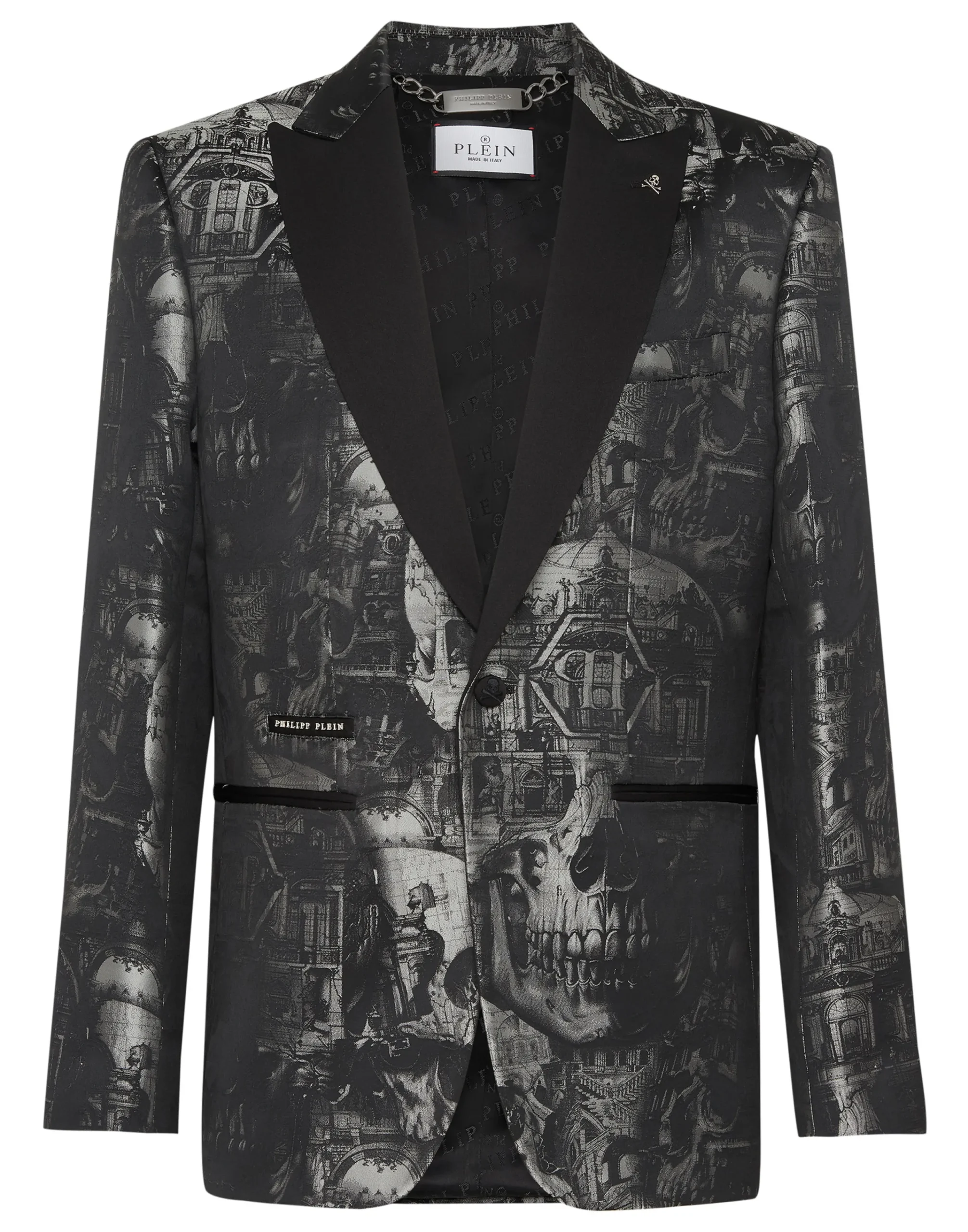 PHILIPP PLEIN Jacquard Blazer Lord Fit Skull>Uomo Sartorial