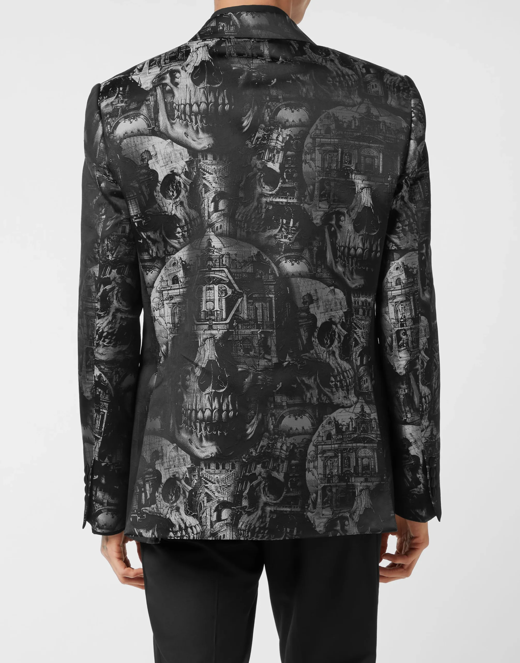 PHILIPP PLEIN Jacquard Blazer Lord Fit Skull>Uomo Sartorial