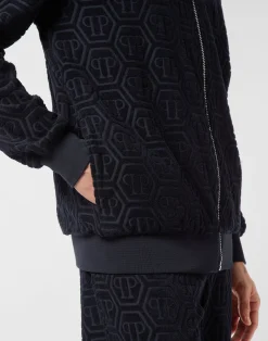 PHILIPP PLEIN Jacquard Tracksuit Jacket Monogram><noscript><img data-lazyloaded=