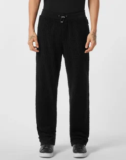 PHILIPP PLEIN Jacquard Tracksuit Pants Monogram>Uomo Street Couture