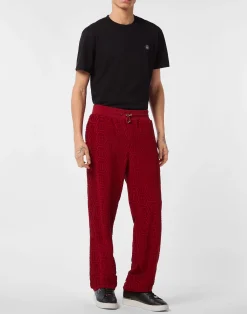 PHILIPP PLEIN Jacquard Tracksuit Pants Monogram><noscript><img data-lazyloaded=