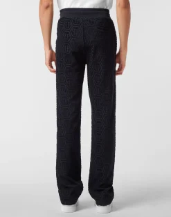 PHILIPP PLEIN Jacquard Tracksuit Pants Monogram><noscript><img data-lazyloaded=