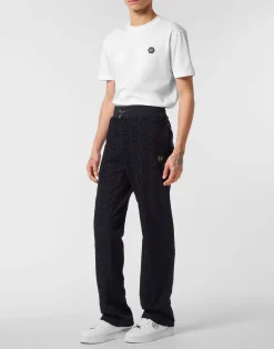 PHILIPP PLEIN Jacquard Tracksuit Pants Monogram><noscript><img data-lazyloaded=