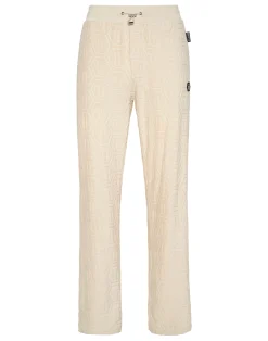 PHILIPP PLEIN Jacquard Tracksuit Pants Monogram>Uomo Street Couture