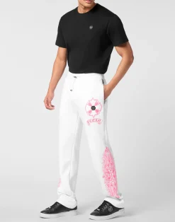PHILIPP PLEIN Jogger Pants Puffy Chrome Crest><noscript><img data-lazyloaded=
