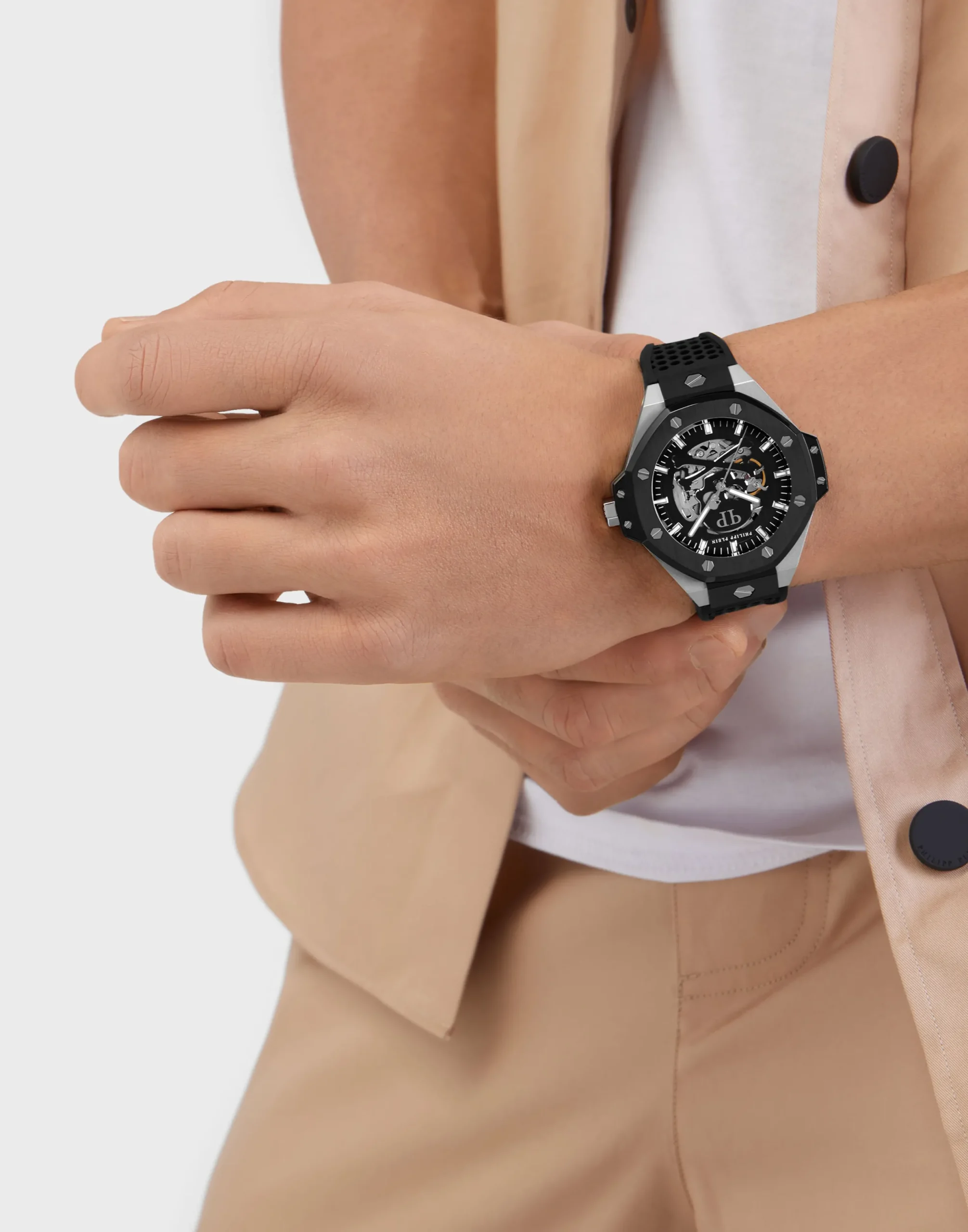 PHILIPP PLEIN $keleton Royal Stainless Steel Watches>Uomo Orologi