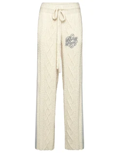 PHILIPP PLEIN Knit Straight Joggers Signature>Donna Maglieria