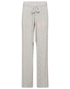 PHILIPP PLEIN Knit Straight Joggers Signature>Donna Maglieria