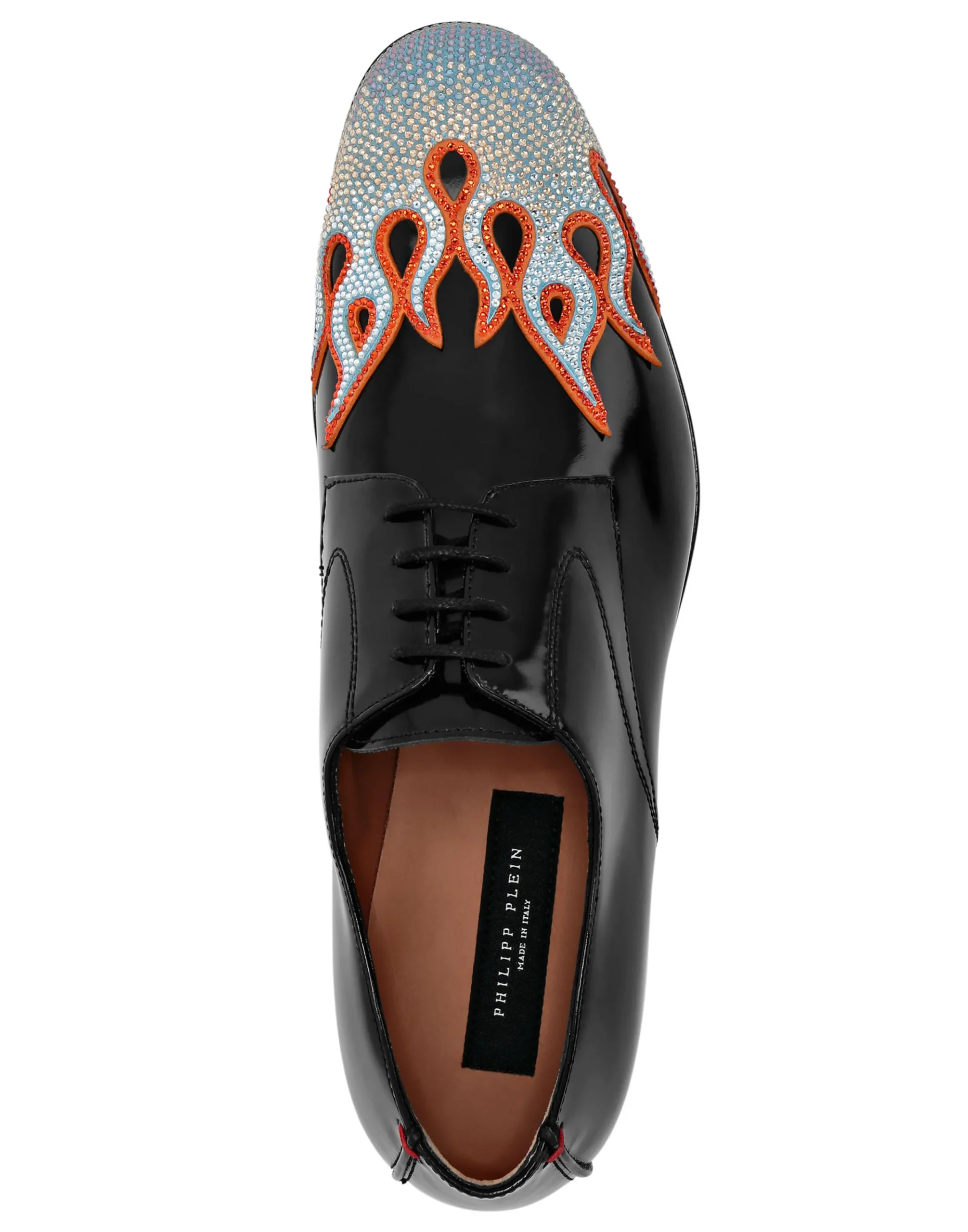 PHILIPP PLEIN Lace Up Shoes Strass Flame>Uomo Scarpe Classiche